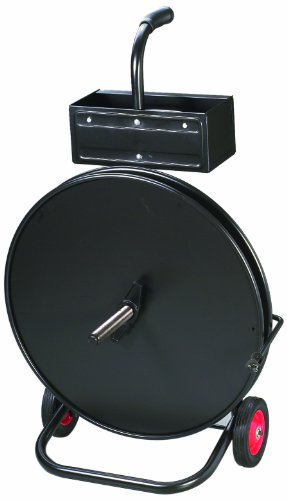 Nifty Products S160HC-A Portable Metal Hand Cart, Black, For Poly and Steel Strapping