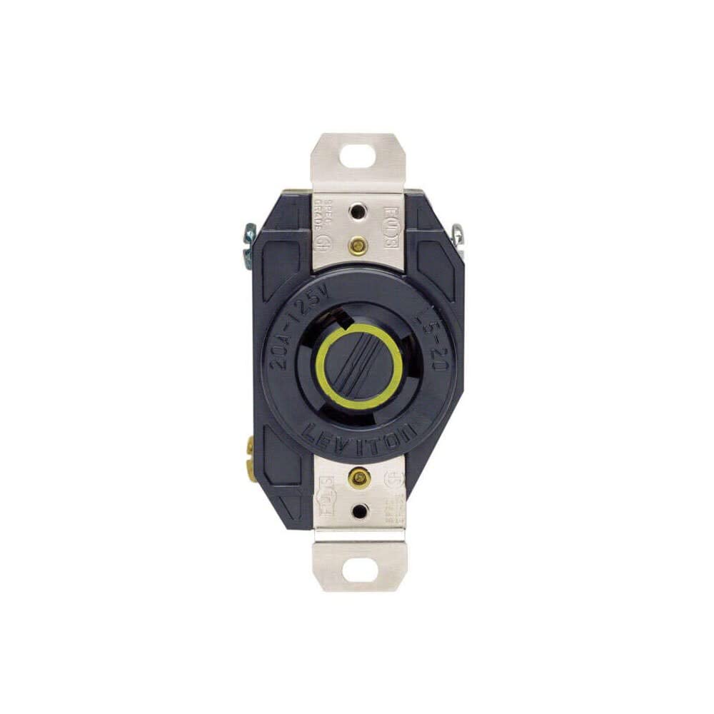 デノン CMD-74LMX5 Amazon.com: Leviton Receptáculo de bloqueo 2 polos, 3 W 20 Amp 125