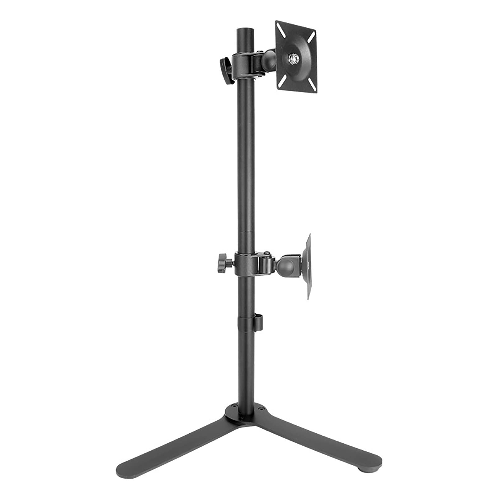 asdchZen Dual Monitor Stand,Monitor Desk Stand Free-Standing Lcd Mount For 12-27 Inch Screen,Holds Two Screen Up To 8Kg/17.6Lbs