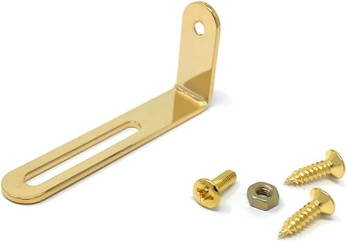 VINTAGE FORGE - Soporte de montaje para golpeador compatible con Gibson Epiphone Les Paul guitarra eléctrica con tornillos (dorado) LPB20-GLD