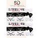 Infinity Collection Field Hockey Hair Accessories, Field Hockey Hair Ties, No Crease Field Hockey Hair Elastics Set, for Girl Field Hockey Players
