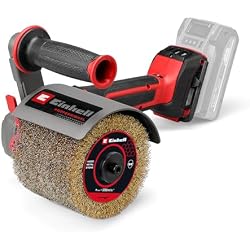 Einhell Professional Akülü Zımpara Rulosu TP-BR 18/32 Li BL-Solo 4468000 | PXC | 18 V | 1300 W | Kömürsüz | maks. 3200 dev/dk | Ø 120 mm fırçalar için | pirinç tel fırça | akü hariç