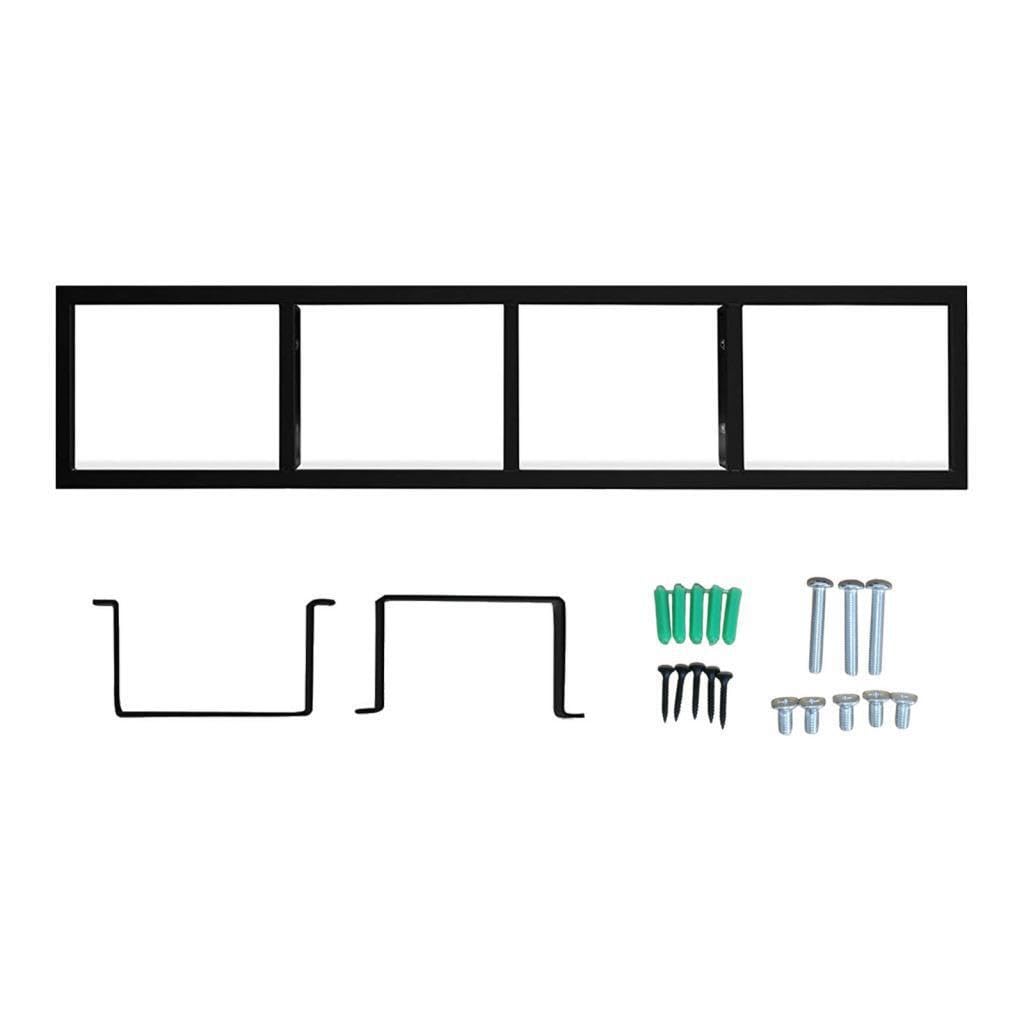 Organizador de pared para almacenamiento, decoración de pared con gran capacidad para almacenar CD, DVD, videojuegos, soporte para, estantes exhibición para almacenamiento CD y DVD.