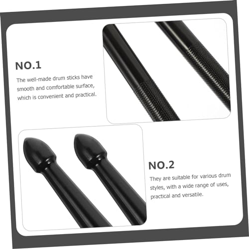 3 pares de baquetas de nylon para percusión miniatura 4