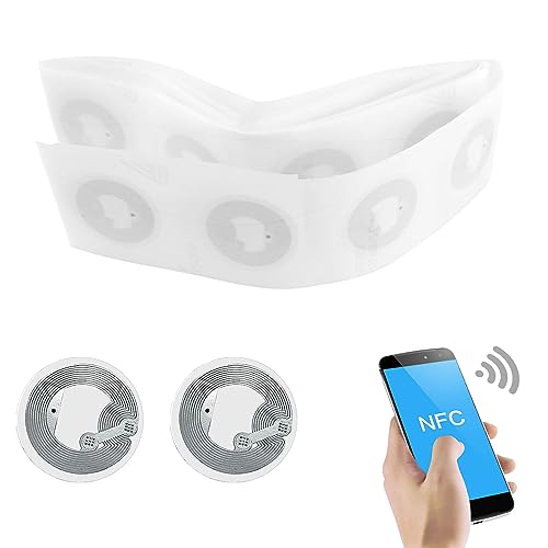 NFC Tags, 30 Piezas Etiquetas Programables Autoadhesivas Con 144 Bytes   Tarjetas, Pegatinas y Etiquetas 213 Para Teléfonos Inteligentes y Dispositivos