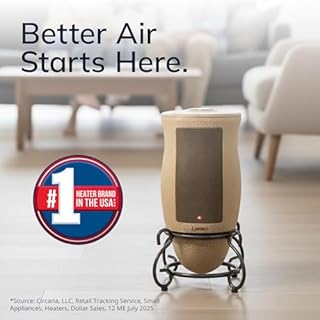 Lasko Designer Series Ceramic Space Heater-Features Oscillation, Remote, and Built-in Timer, Beige