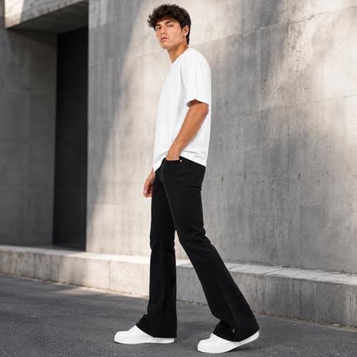 Image of THIRD QUADRANT Relaxed fit Denim Jeans for Men || Straight Leg Jean for man || Regular fit Blue Color Jeans