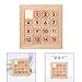 Sharplace 2xKids Bloc Coulissant Klotski Casse-tête Puzzle En Bois Cadeau Puzzle Coulissant Style1