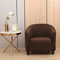 Highdi Stretch Tub Chair Slipcover 2 stuks Club Sofa Cover voor