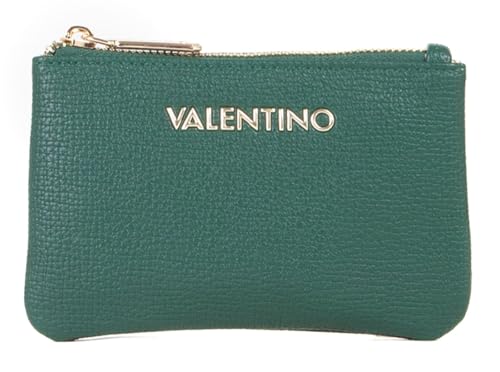 VALENTINO Stereo Re petit porte-monnaie Bosco vert zippé compact