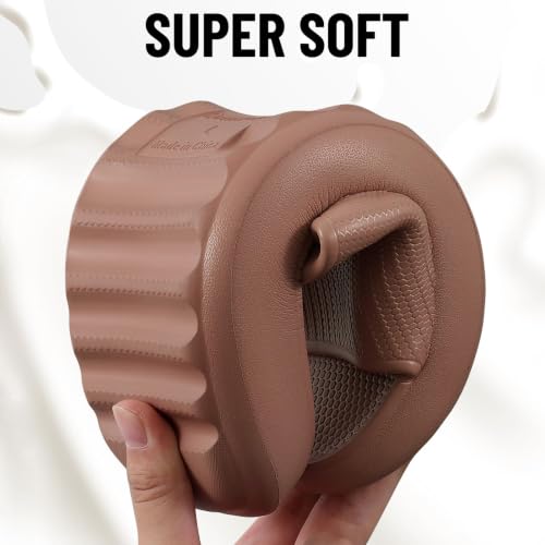 Image of Comwarm Cloud Slide Sandals for Women Men Ultra Comfort Recovery Pillow Slippers Soft Summer Beach Shoes with Low Arch Support