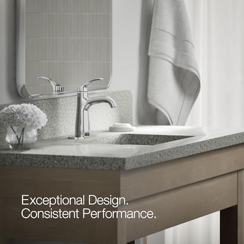Robinet Kohler 27389-4-CP Simplice pour lavabo chrome poli