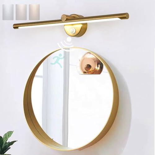 Evita buscar interruptores a oscuras con el aplique LED de baño con sensor inteligente