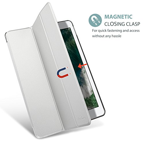 Procase Ipad Air (3Rd Gen) 10.5" 2019 / Ipad Pro 10.5" 2017 Case, Ultra Slim Lightweight Stand Smart Case Shell With Translucent Frosted Back Cover For Apple Ipad Air (3Rd Gen) 10.5" 2019 –Silver #TOP7