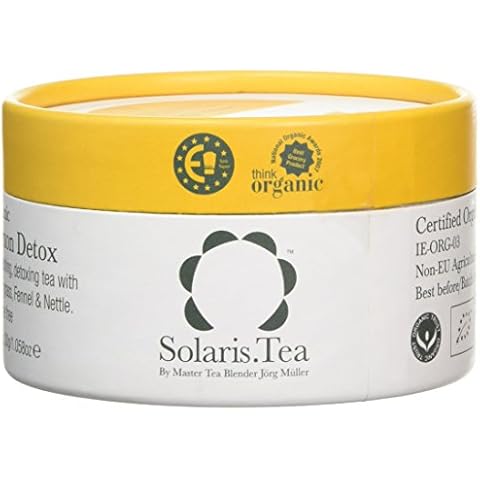 Solaris Tea - Organic Lemon Harmony Tea 100% Organic Whole Leaf Tea | Certified Vegan | 15 x 2g Biodegradable Pyramid Teabags, (1 x 30 g) Cover