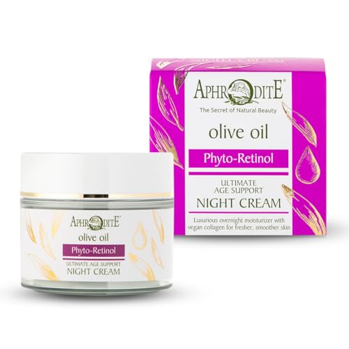 Soin visage nuit nourrissant Aphrodite pour retrouver une peau souple et hydratée au réveil