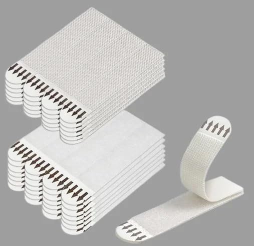 Picture Hanging Strips Heavy Duty - 20-Pairs(40 Strips) Picture Hanging Kit Sticky Hangers for Walls, Damage Free Without Nails, Adhesive Frames/Posters/Wall Art, No Drill, White, Medium-image-21