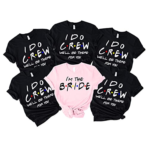 Bride And I Do Crew, Retro Batch Shirts, Bachelorette Party Shirts, I Do Crew, Bachelorette T-shirt, Bride Tee Shirt Plus Size, Bride Sweatshirts For Women