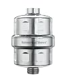 HammerHead Showers® Solid Metal Shower Head Filter – KDF 55 Shower Filter, High Pressure Universal Shower Filters to Remove Toxic Chemicals – Removes Chlorine and Heavy Metals – Chrome