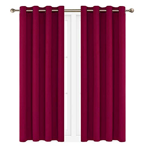 Victoria Classics Neil 90” Blackout Curtains Room Darkening Window Panel That are Thermal