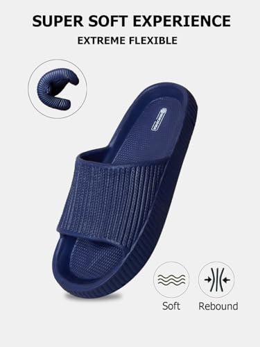 Image of ENDEAVOUR WEAR Men's Super Soft Sliders /Slippers With Soft Cushioned Rubber | Comfortable And Light Weight | Flip Flops
