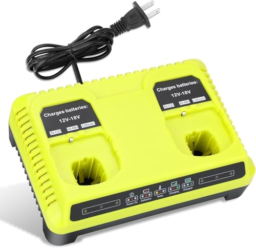 Image of P117 Dual 18V Charger Station Replacement for Ryobi Battery Charger