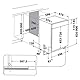 Bauknecht BBC 3C26 X Geschirrspüler Integrierbarer Geschirrspüler 60 cm/ ActiveDry/ Startzeitvorwahl / Option Multizone/ Sensor-Programm / Vollwasserschutz