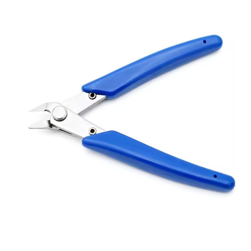 1Pcs YTH-123 Stainless Steel Industrial Grade Electronic Cutting Pliers with Non-Slip Handle Pointed Cutting Pliers
