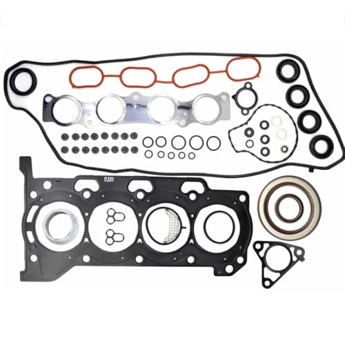 Image of GXARTS MLS Engine Cylinder Head Gasket Set HS26515PT Compatible with Toyota Prius 1.8L 2010-2013 Compatible with Lexus CT200 1.8L L4 2ZR-FXE 2ZRFE 2010-2013 11115-37030 11115-37050 11115-37051