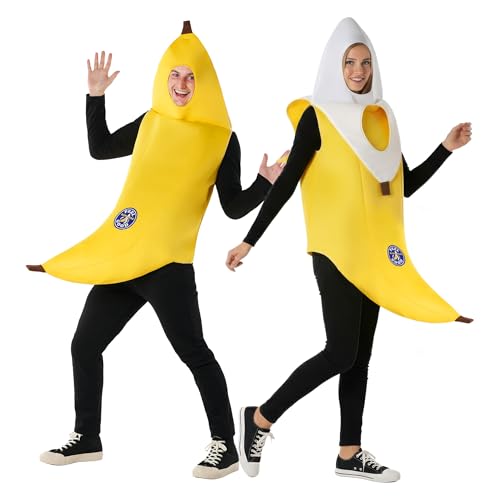 Morph Banana Costume Adult, Adult Banana Peely Suit, Fruit Costume For Men, Halloween Costumes For Men