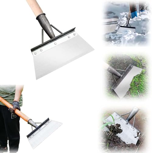 27 cm Pala de Limpieza de Jardín Multifuncional al Aire Libre Pala de Limpieza Multifuncional para Jardín Al Aire Libre Pala de Acero para deshierbar, Pala de jardín para Plantas, Granja