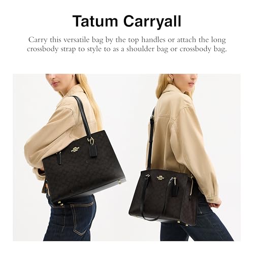 Coach Tatum Carryall, IM/Walnut/Black2
