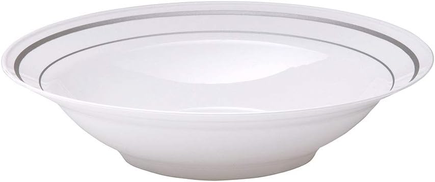 WNA Masterpiece 15 Count Plastic Bowls, 10 oz, White