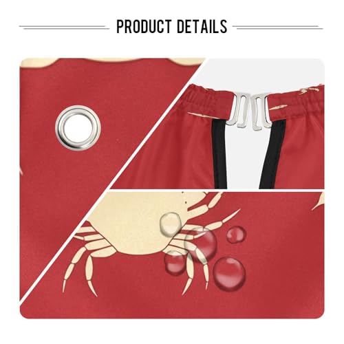 Capa de barbería impermeable para hombre Kigai Red Crab miniatura 4