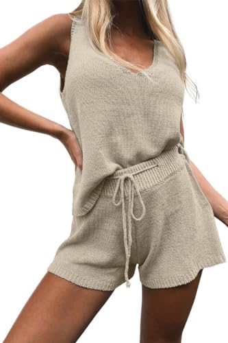 Imily Bela Women's Summer Lounge Sets Knit 2 Piece Outfits