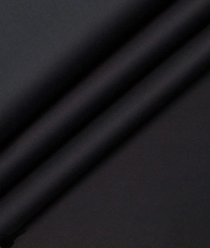 Image of Single Bed Super Solid Plain Bedsheet Cotton Microfiber with 1 Pillow Covers Black