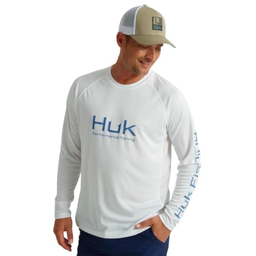 Image of HUK Men's Pursuit Vented Long Sleeve Fishing Shirt (+30 UPF)