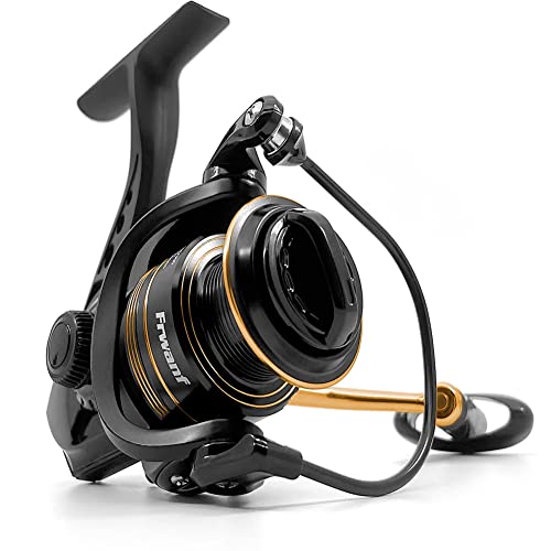 Frwanf Spinning Reel, Freshwater And Seawater Fishing Reel, Max 17.6Lb Carbon Resistance, High Speed Gear Ratio, Premium New Rolling Bearing And Drive Gear, Metal Spool And Handle, 2000-7000.… #TOP20