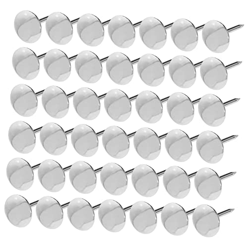 SHINEOFI Uñas De Hierro Lisas para Tapicería 100pcs Tachuelas para Decoración De Muebles Clavos Decorativos