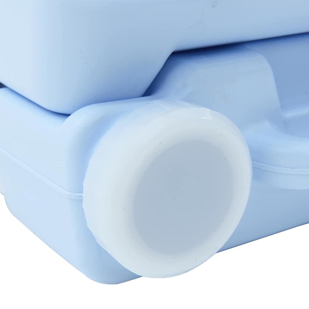 WC portatile da campeggio, per roulotte, camper, giardino, viaggi, esterni, in plastica robusta, 41,5 x 36,5 x 42 cm