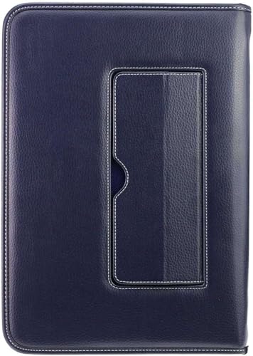 Broonel - Contour Series - Blue Heavy Duty Leather Protective Case - Compatible with Samsung Galaxy Book4 Edge 16