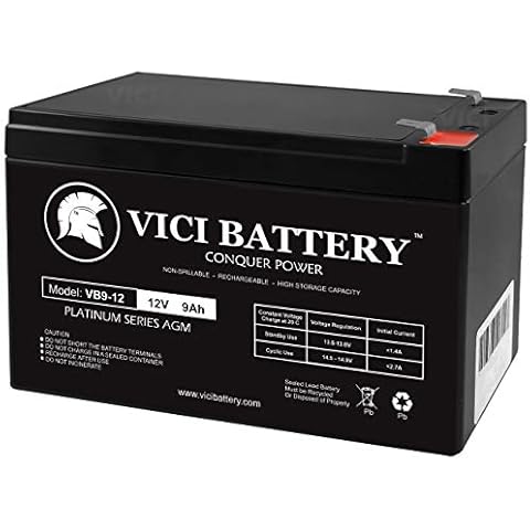 VICI Battery 12V 9AH Replacement for Ion Explorer Outback II Battery Cover