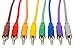 Hosa CMM-830 Unbalanced Patch Cables, 3.5 mm TS to Same, 1 Foot