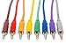 Hosa CMM-830 3.5 mm TS to 3.5 mm TS Unbalanced Patch Cables, 1 Foot