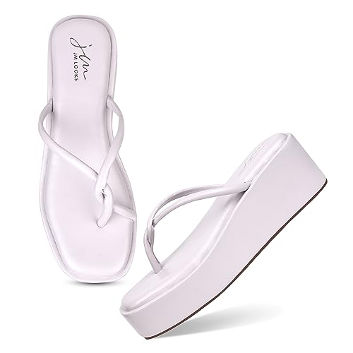 Image of JM LOOKS Fashion Stylish Casual Wedges Heel Sandal Fancy Comfortable Sole For Womens & Girls