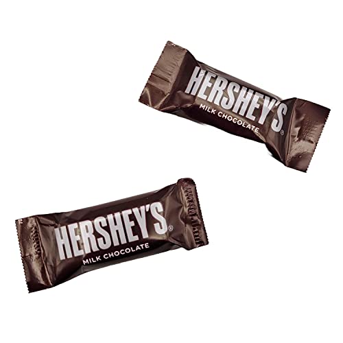 Hershey's Milk Chocolate Miniature Candy Bars - Individually Wrapped - Bulk Pack (4 Pound) #TOP1