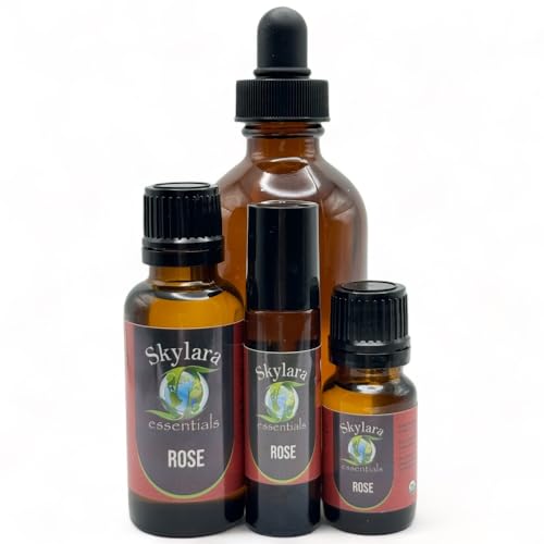 Aceite Esencial Orgánico de Rosa 4oz