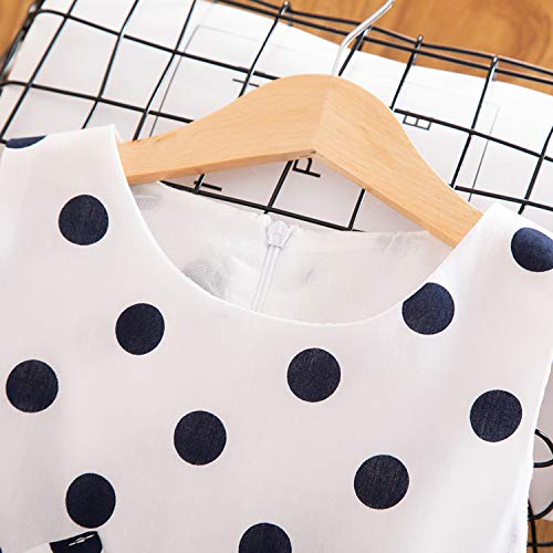 TTYAOVO Estate Senza Maniche per Ragazze Abito da