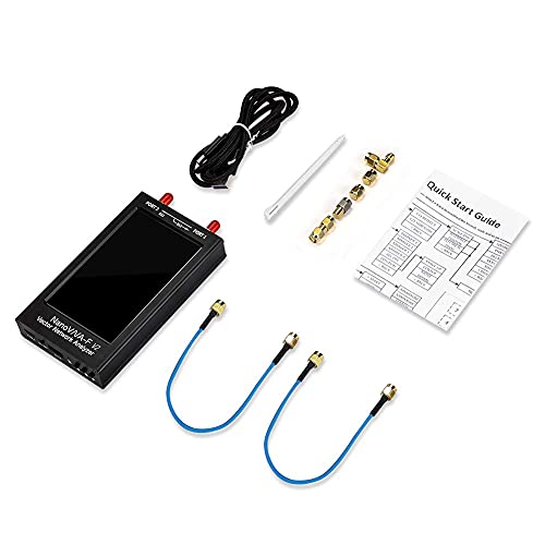 Image of Elikliv Upgraded 4.3 inch NanoVNA-F V2 Vector Network Analyzer, 50KHz -3GHz V0.4.0 HF VHF UHF Antenna Analyzer Ham Radio, 5000mAh VNA Analyzer Measuring S Parameters, SWR, Phase, Delay, Smith Chart