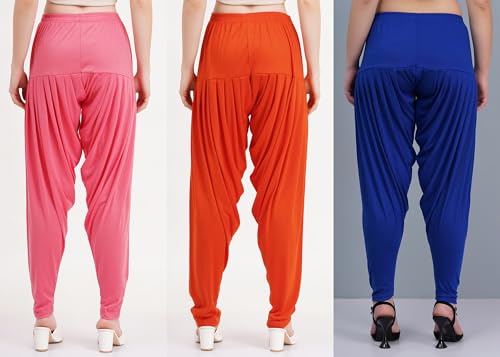 Image of Buy That Trendz Patiala Salwar for Women Relaxed Fit Viscose Patiyala Salwar Harem Bottom Pants